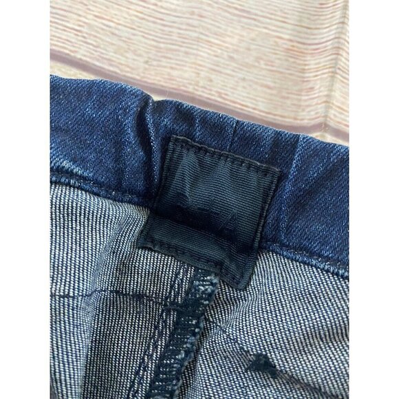 RtA Women's Distressed Raw Hem Faux Zip Jeggings - Medium - Picture 9 of 13